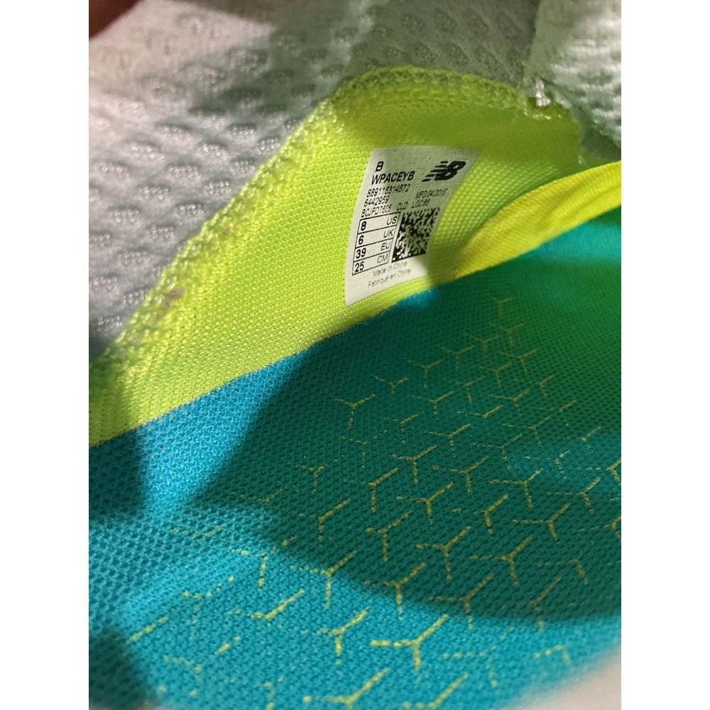 New Balance Vazee Pace Womens 8 Running Shoes Neon Yellow Silver WPACEYB - Picture 8 of 10